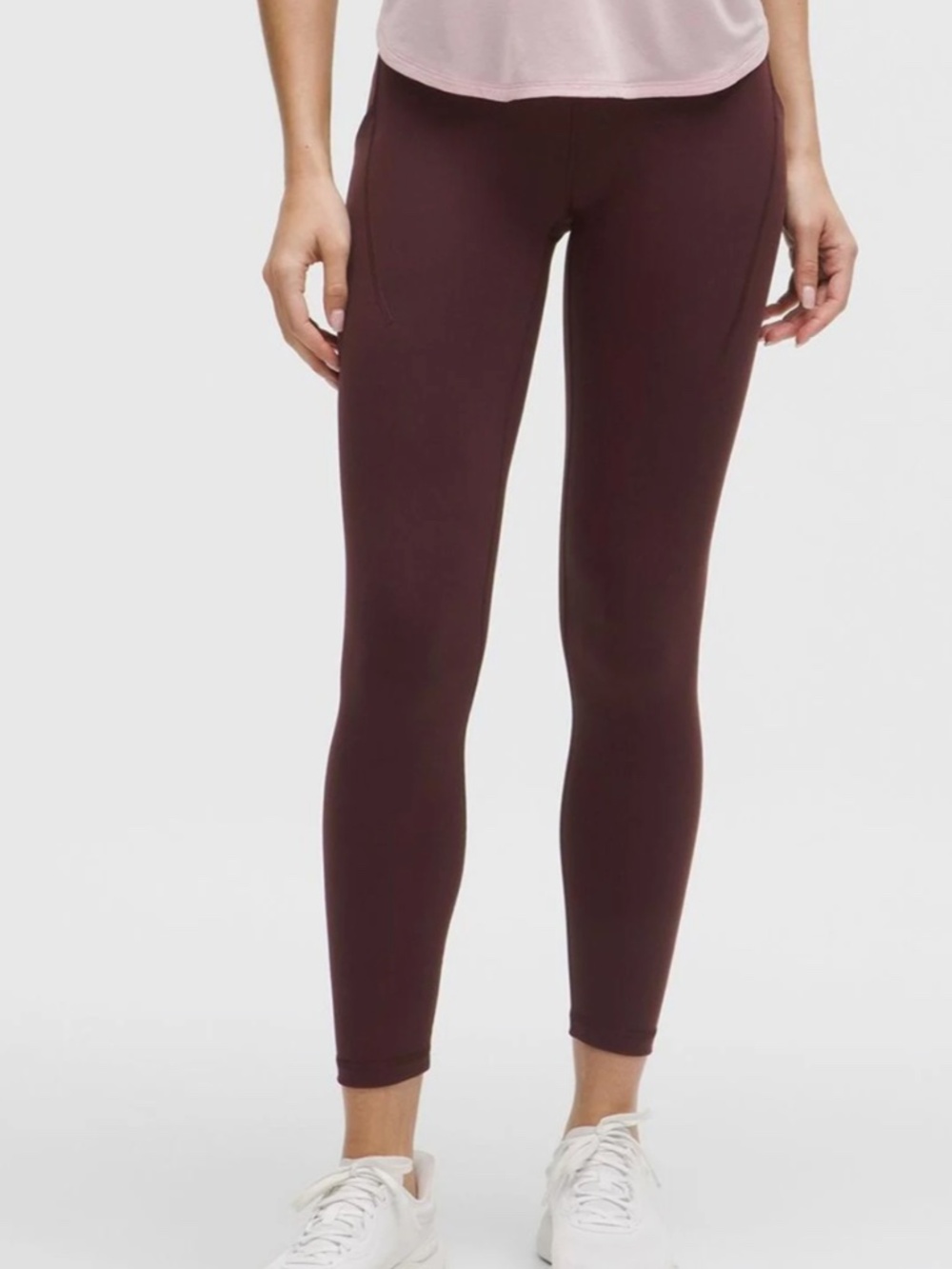 lululemon athletica wunder train pockets Leggings in goodnight Plum